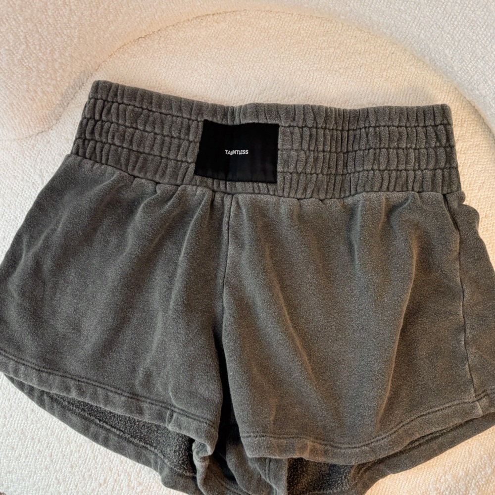 talentless gray shorts